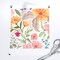 Large Scale Floral Pastel Wildflowers Spring Flowers Summer Meadow Painted Blooms Custom Printed Fabric by Spoonflower Various Fabrics by the Yard or Fat Quarter